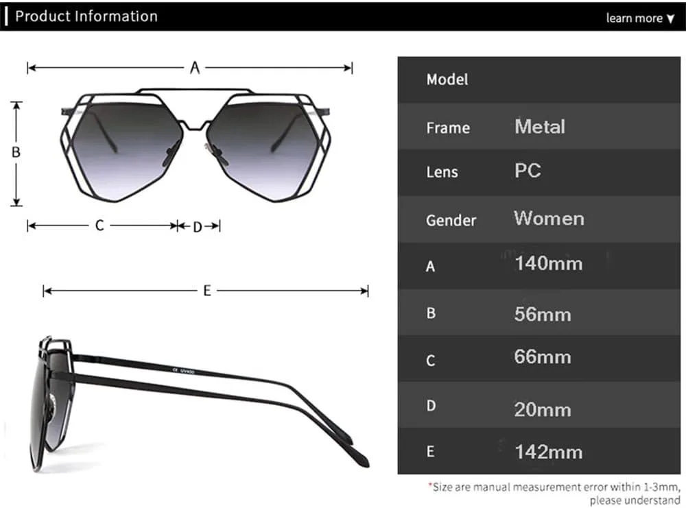 Солнцезащитные очки неправильной формы для женщин и мужчин, с металлической оправой и полой конструкцией, зеркальные, с защитой от УФ-излучения UV400 VFDHN, C2
Солнцезащитные очки неправильной формы для женщин и мужчин, с металлической оправой и полой конструкцией, зеркальные, с защитой от УФ-излучения UV400 VFDHN, C2