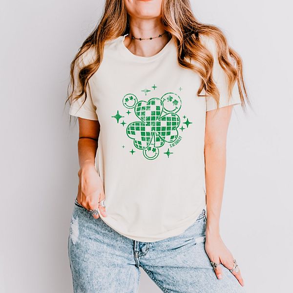 SWSmiley disco clover - женская футболка с коротким рукавом и принтом Simply Sage Market, Cream, Зеленый, SWSmiley disco clover - женская футболка с коротким рукавом и принтом Simply Sage Market, Cream
SWSmiley disco clover - женская футболка с коротким рукавом и принтом Simply Sage Market, Cream, Зеленый, SWSmiley disco clover - женская футболка с коротким рукавом и принтом Simply Sage Market, Cream