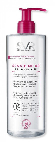 SVR Sensifine AR Eau Micellaire, мицеллярная вода, 400 мл
SVR Sensifine AR Eau Micellaire, мицеллярная вода, 400 мл