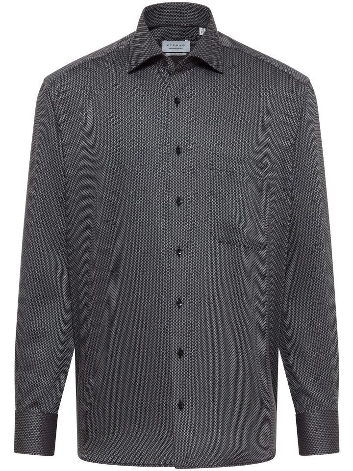 Рубашка COMFORT FIT антрацитового цвета Eterna
Рубашка COMFORT FIT антрацитового цвета Eterna