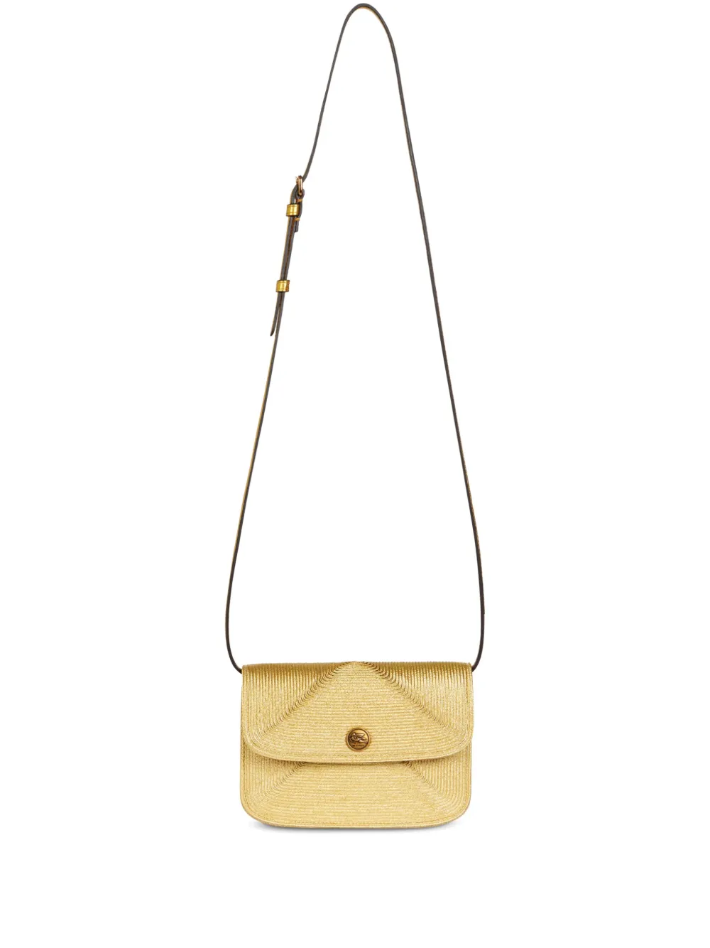 Сумка через плечо с эффектом металлик ETRO, золотой
Сумка через плечо с эффектом металлик ETRO, золотой