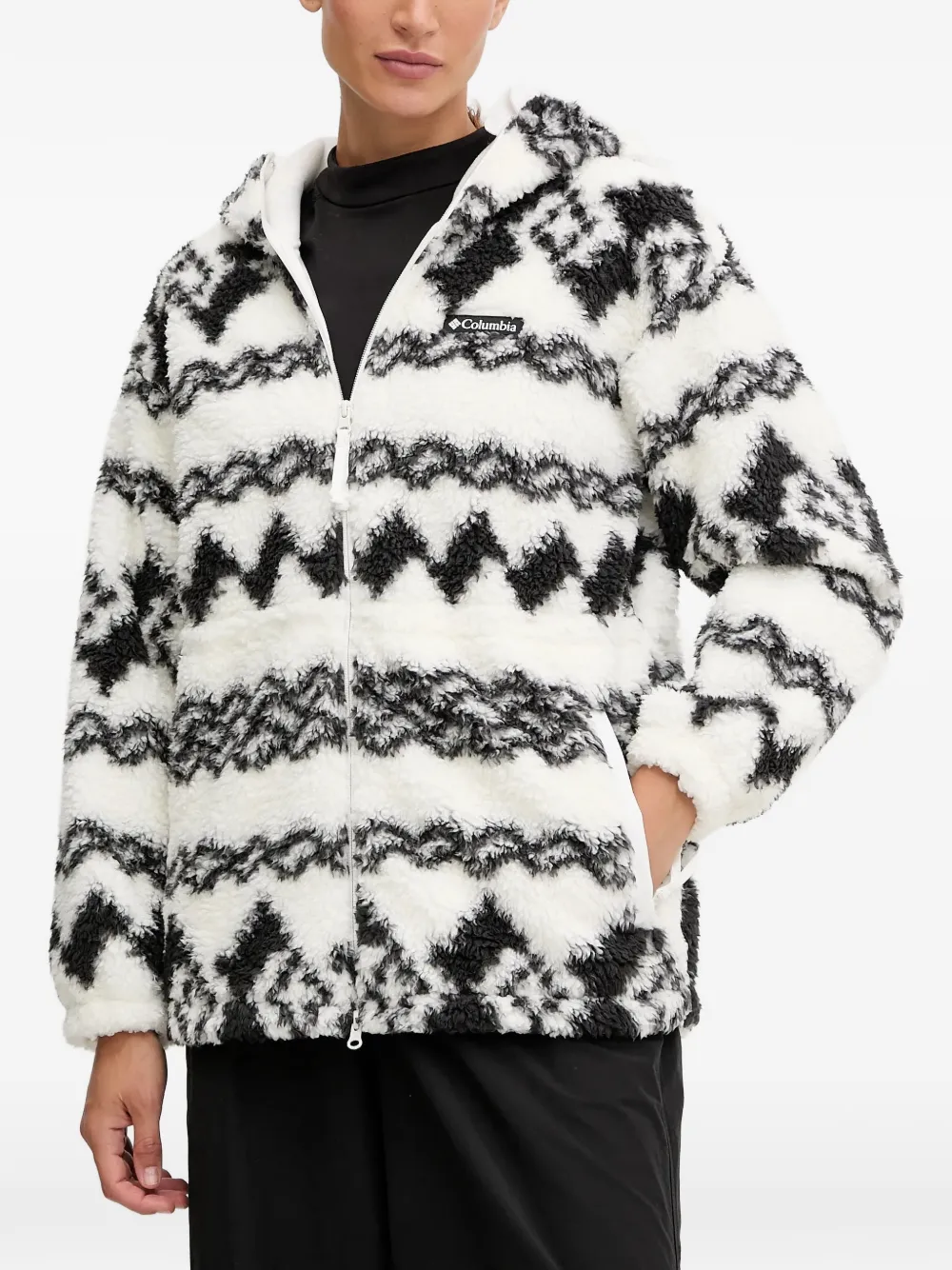 Куртка Rare Escape с геометрическим узором и застежкой на молнию Columbia, белый
Куртка Rare Escape с геометрическим узором и застежкой на молнию Columbia, белый