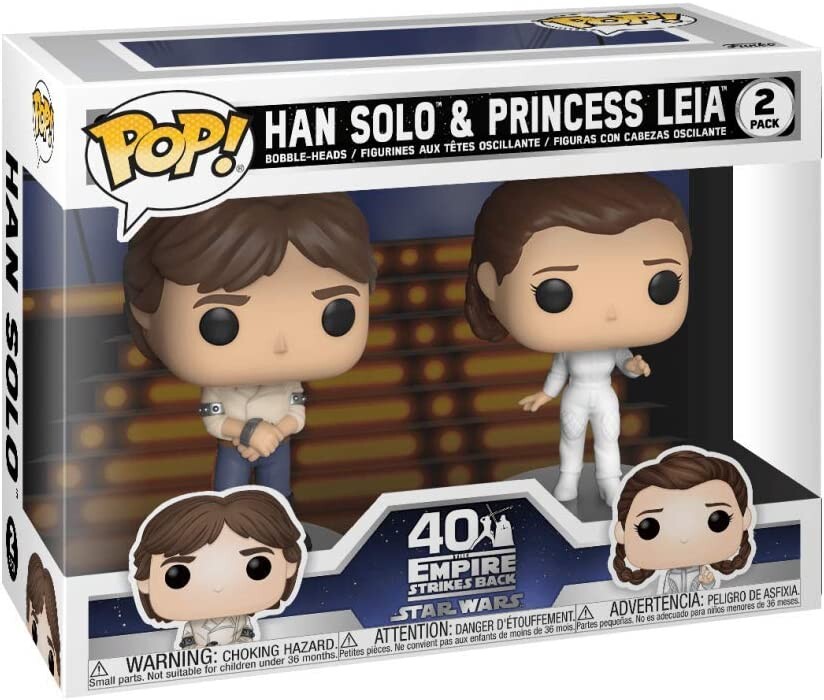 Набор фигурок Funko POP! Star Wars: Star Wars - Han and Leia, 2 предмета
Набор фигурок Funko POP! Star Wars: Star Wars - Han and Leia, 2 предмета