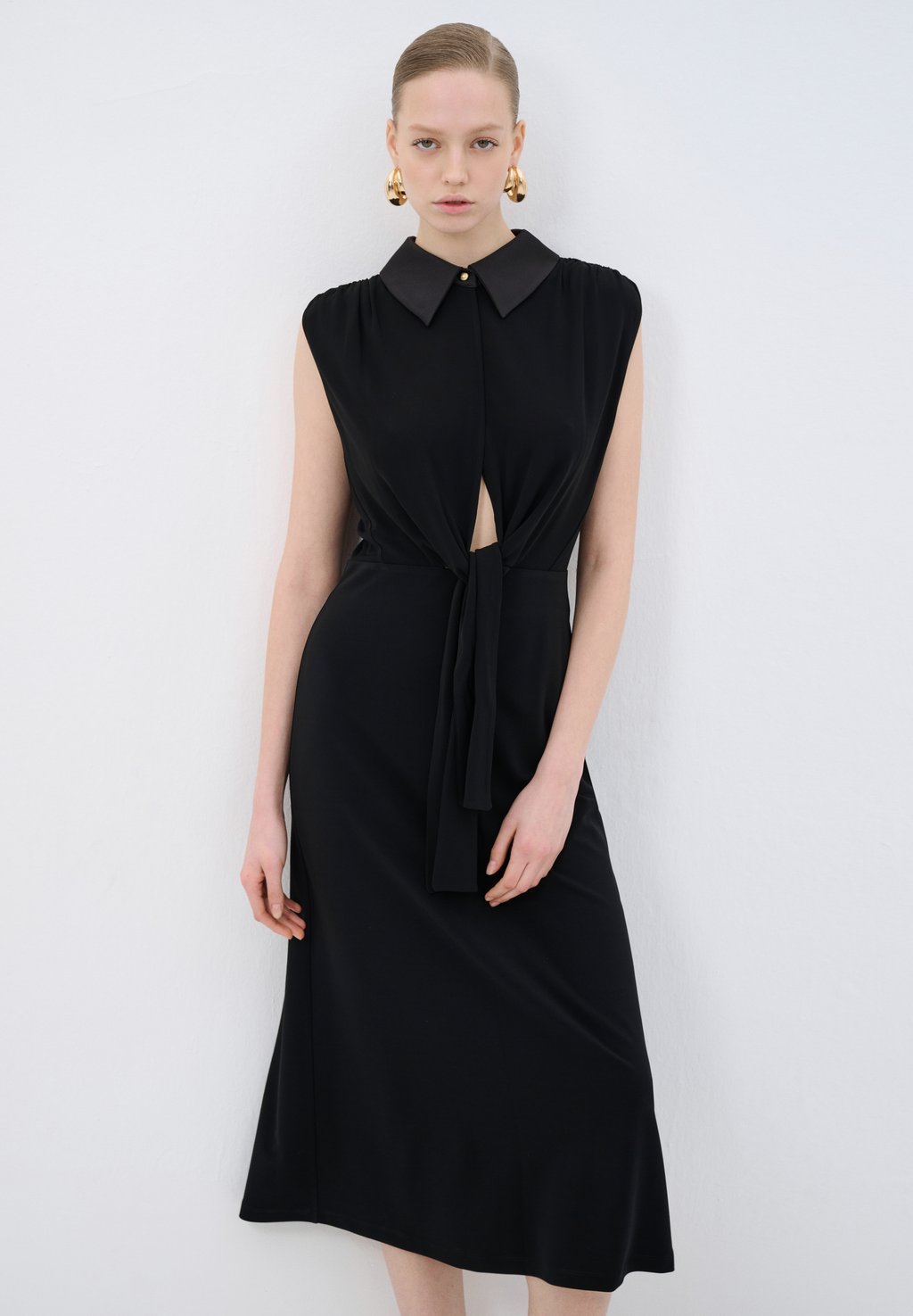 Платье-рубашка adL, черный
Платье-рубашка adL, черный