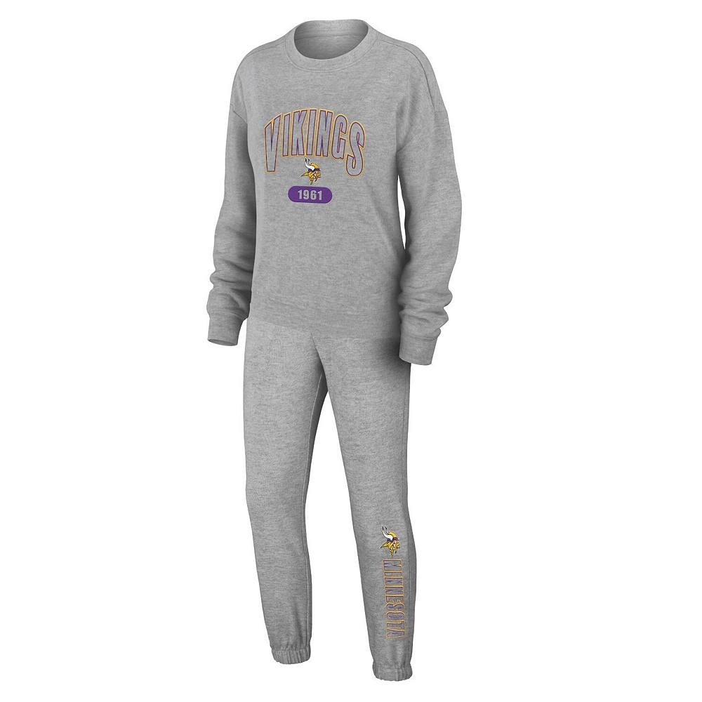 Женская одежда Erin Andrews Heather Grey Minnesota Vikings Трикотажная футболка тройного цвета с длинными рукавами и брюки для сна WEAR by Erin Andrews, цвет Mvk Grey
Женская одежда Erin Andrews Heather Grey Minnesota Vikings Трикотажная футболка тройного цвета с длинными рукавами и брюки для сна WEAR by Erin Andrews, цвет Mvk Grey