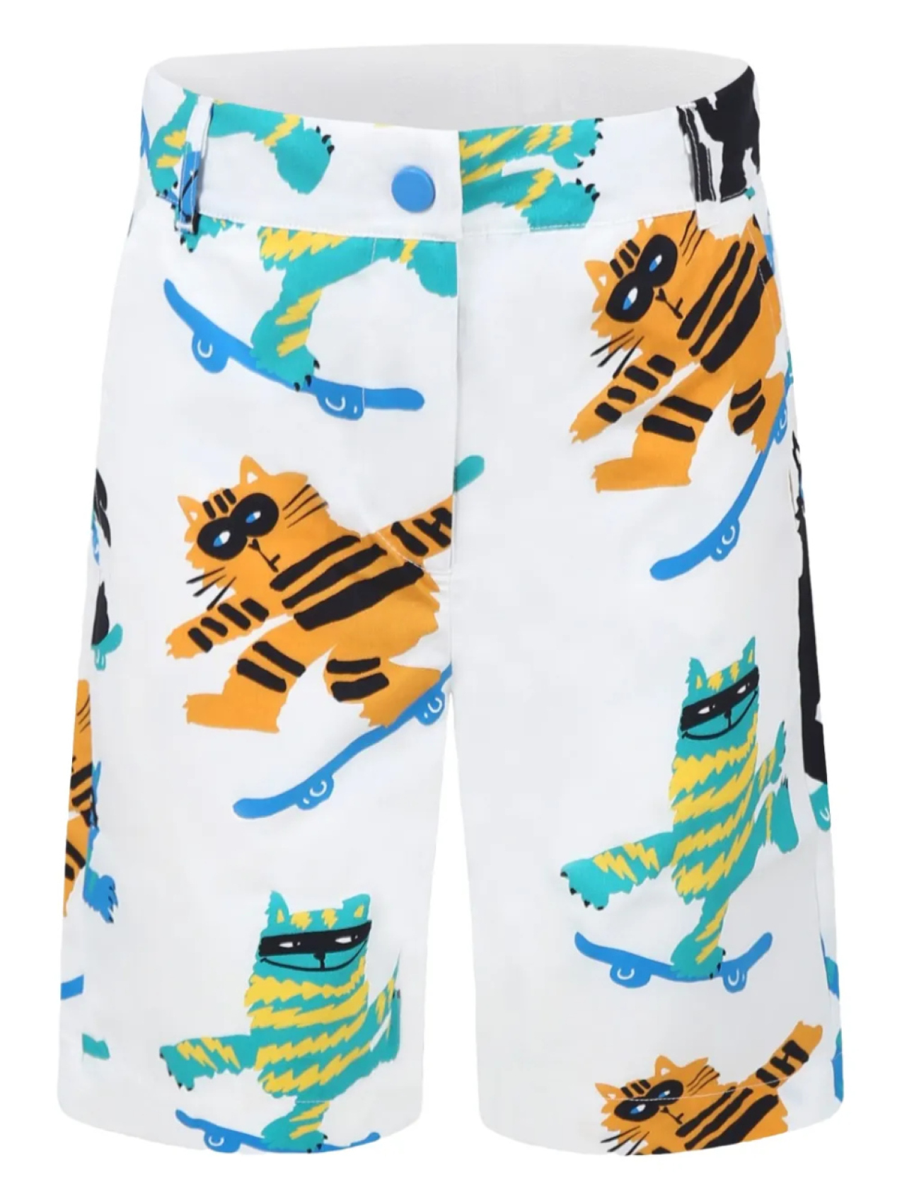 Шорты Stella McCartney Kids с кошачьим принтом, белый
Шорты Stella McCartney Kids с кошачьим принтом, белый