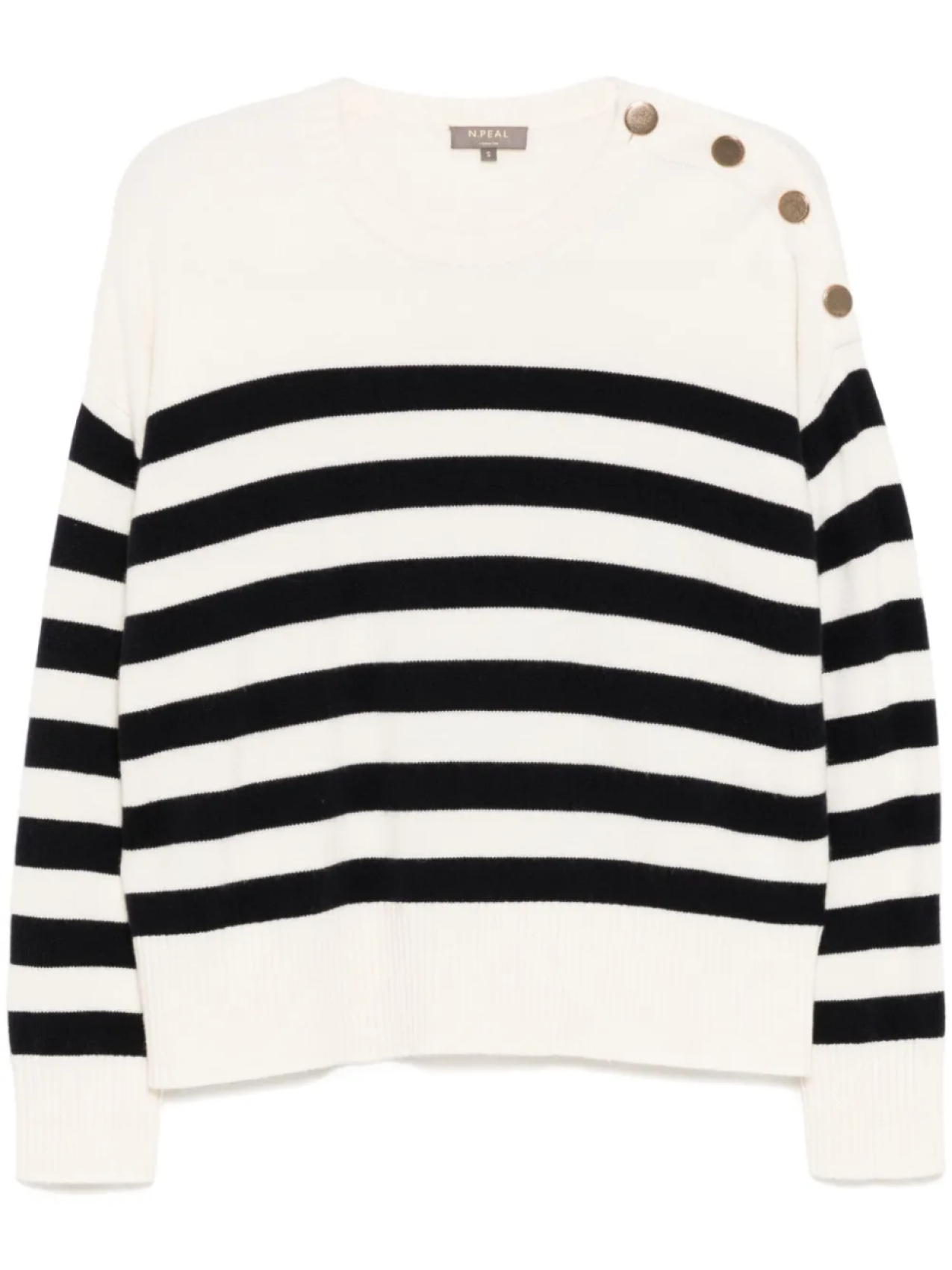 N.Peal свитер в полоску, нейтральный
N.Peal свитер в полоску, нейтральный