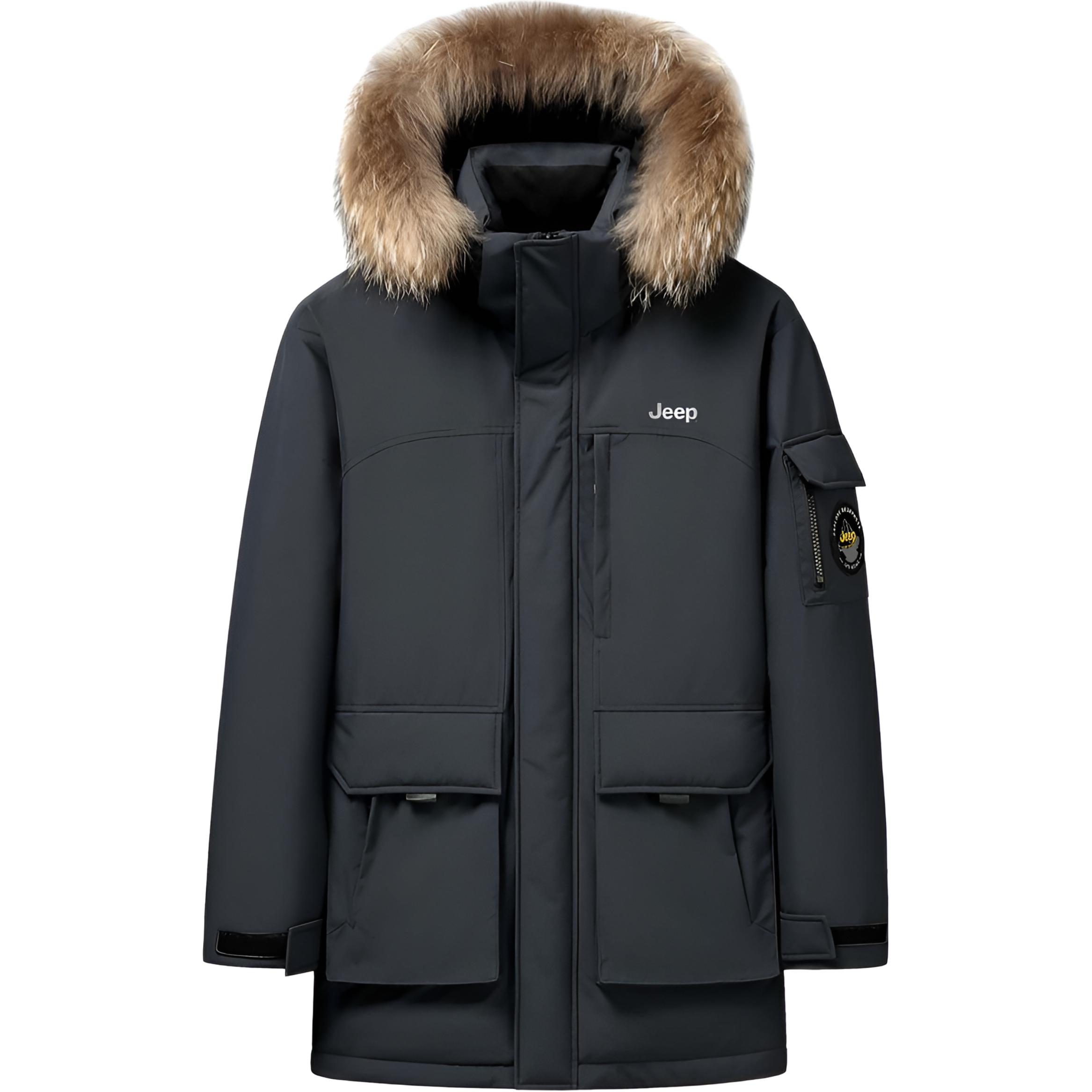 Пуховик Unisex Thickened Others Jeep, темно-синий
Пуховик Unisex Thickened Others Jeep, темно-синий