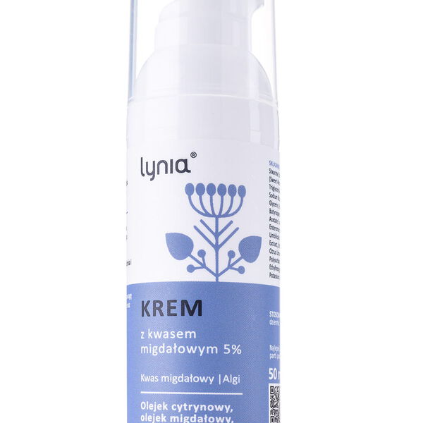 Крем для лица с миндальной кислотой 5%, 50 мл Lynia
Крем для лица с миндальной кислотой 5%, 50 мл Lynia