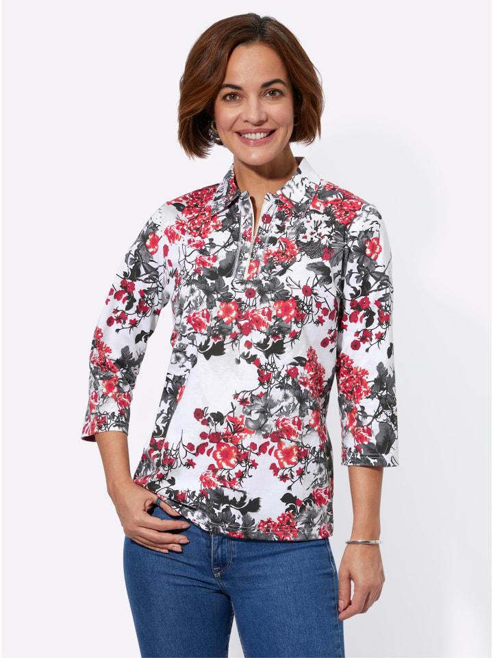 Рубашка-поло с красно-серым принтом WITT WEIDEN
Рубашка-поло с красно-серым принтом WITT WEIDEN