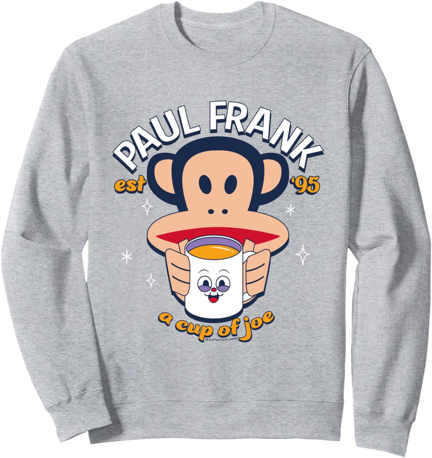 Толстовка Paul Frank Joe Coffee Julius Monkey, серая, Серый, Толстовка Paul Frank Joe Coffee Julius Monkey, серая
Толстовка Paul Frank Joe Coffee Julius Monkey, серая, Серый, Толстовка Paul Frank Joe Coffee Julius Monkey, серая