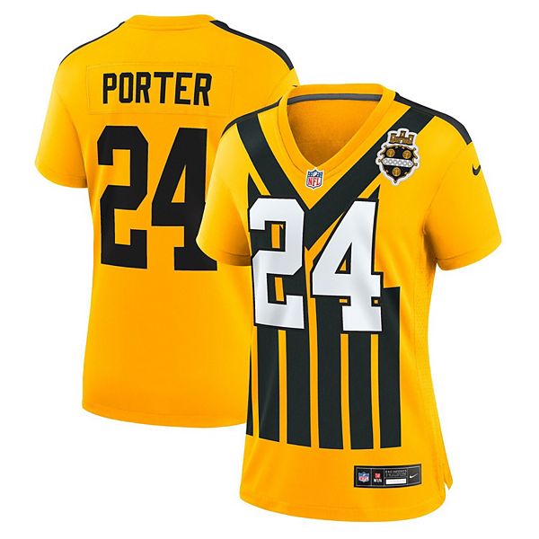 Женская футболка Joey Porter Jr Gold Pittsburgh Steelers Alternate 1933 Throwback Game Nike, Золотой, Женская футболка Joey Porter Jr Gold Pittsburgh Steelers Alternate 1933 Throwback Game Nike
Женская футболка Joey Porter Jr Gold Pittsburgh Steelers Alternate 1933 Throwback Game Nike, Золотой, Женская футболка Joey Porter Jr Gold Pittsburgh Steelers Alternate 1933 Throwback Game Nike