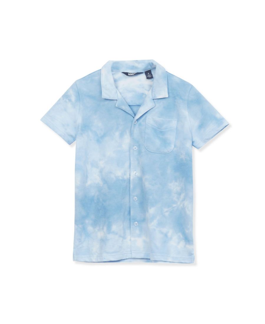 Детская махровая рубашка на пуговицах Lands' End, Sky tie dye
Детская махровая рубашка на пуговицах Lands' End, Sky tie dye