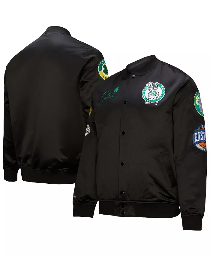Мужская черная атласная куртка на молнии Boston Celtics Hardwood Classics Blackout Collection Mitchell & Ness
Мужская черная атласная куртка на молнии Boston Celtics Hardwood Classics Blackout Collection Mitchell & Ness