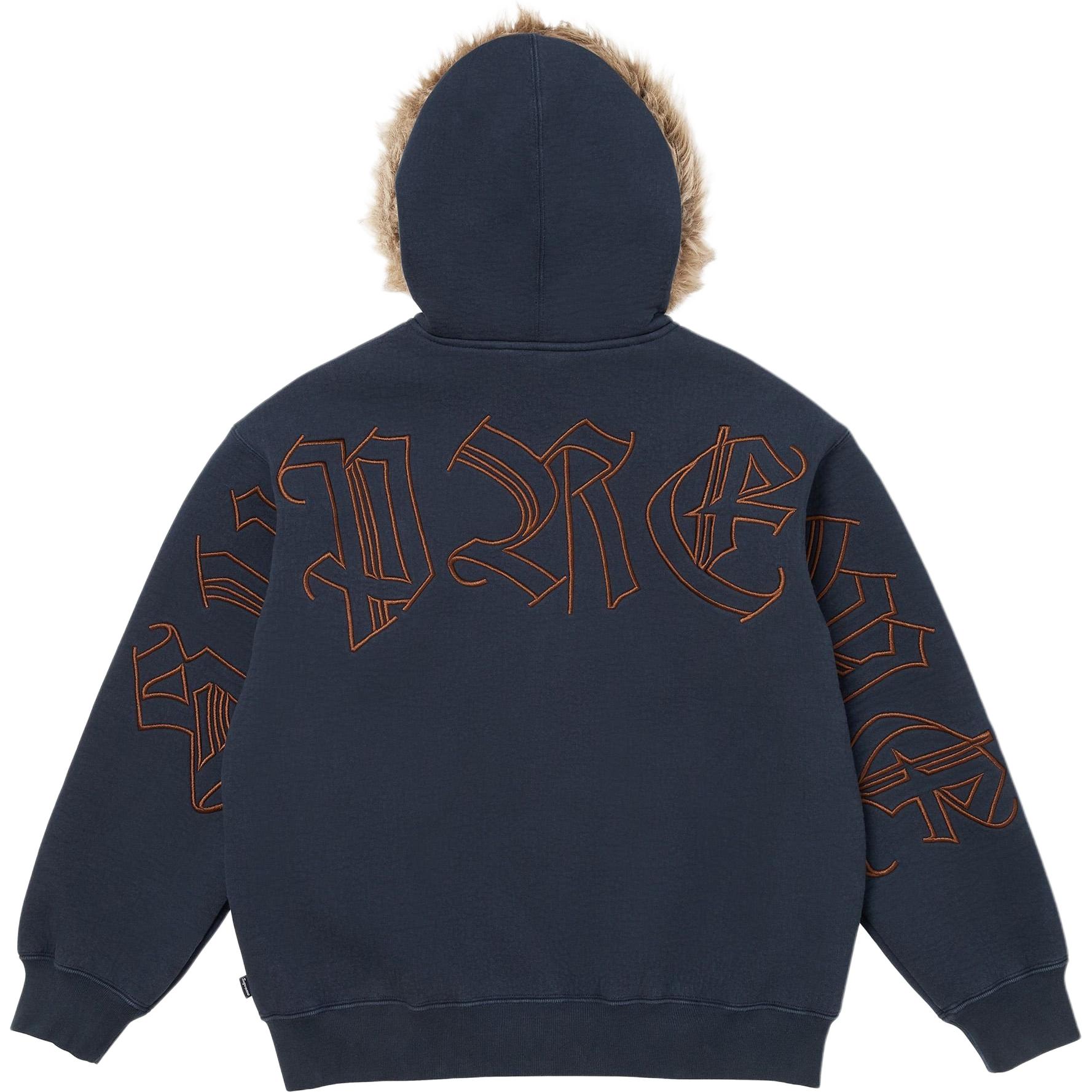 Худи на молнии из искусственного меха Supreme, синий/темно-синий
Худи на молнии из искусственного меха Supreme, синий/темно-синий