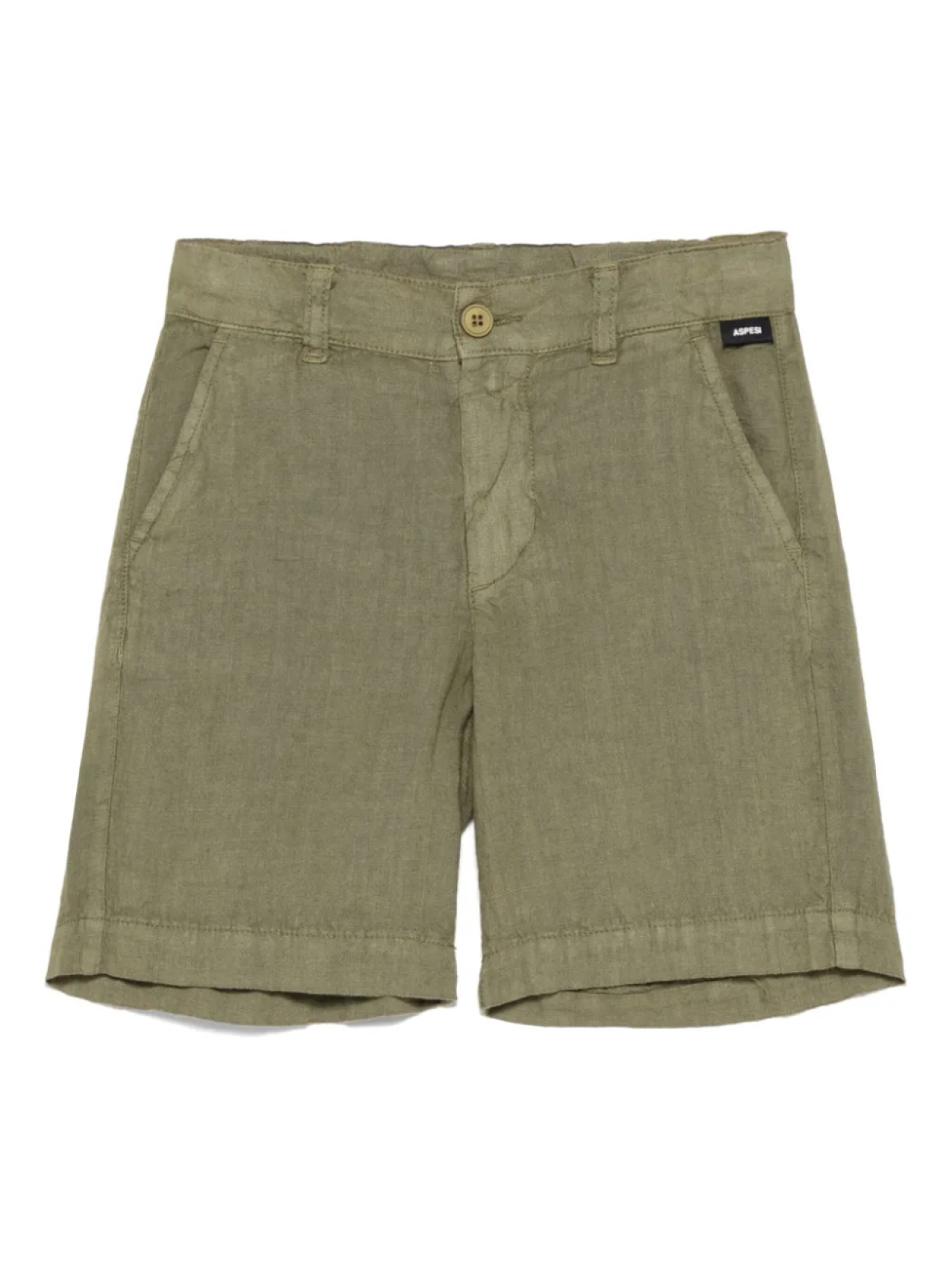 Льняные шорты-бермуды Aspesi Kids, зеленый
Льняные шорты-бермуды Aspesi Kids, зеленый