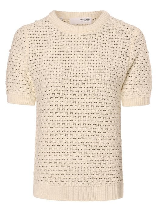Свитер slfpenny Selected Femme, экрю 
Свитер slfpenny Selected Femme, экрю