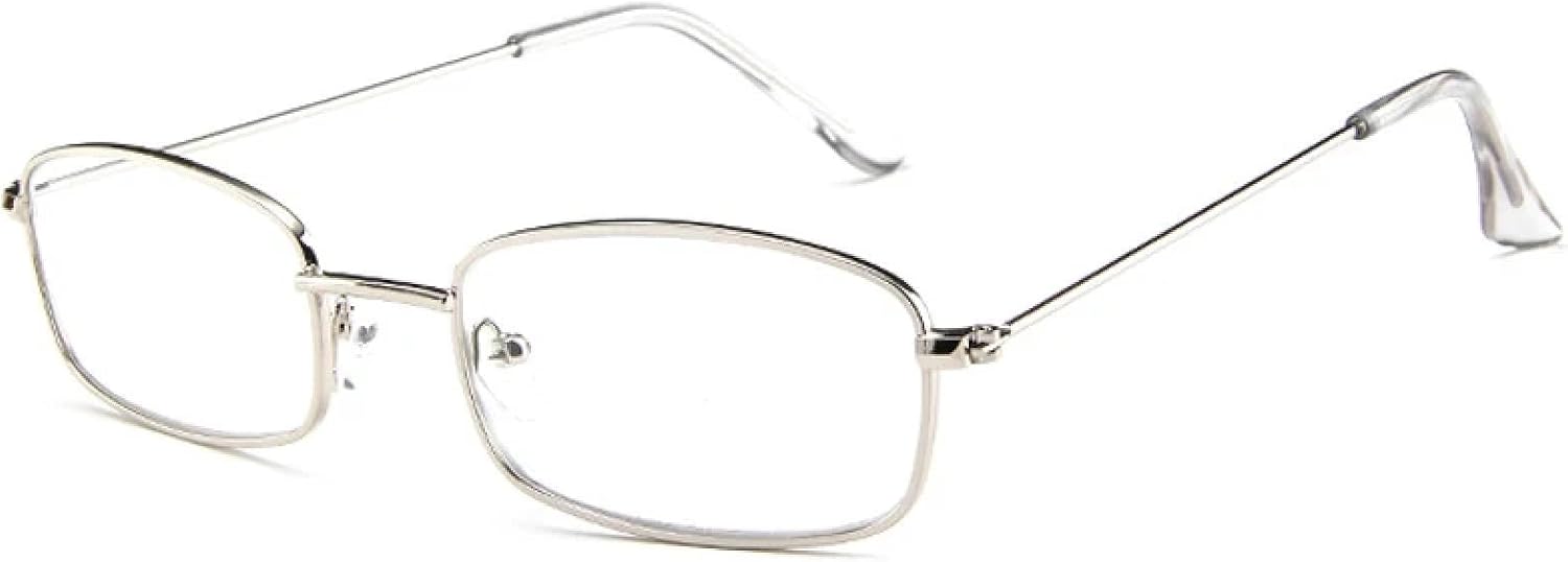 Металлические солнцезащитные очки в маленькой оправе для женщин и мужчин, роскошные, для активного отдыха, путешествий и вождения, защита от УФ-излучения UV400 TKKTLLT, Silver Clear
Металлические солнцезащитные очки в маленькой оправе для женщин и мужчин, роскошные, для активного отдыха, путешествий и вождения, защита от УФ-излучения UV400 TKKTLLT, Silver Clear