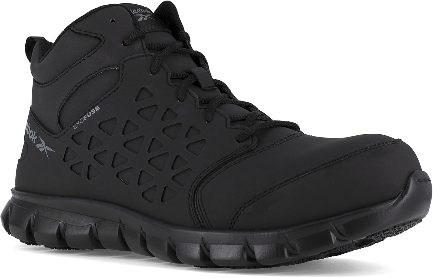 Мужские рабочие/служебные ботинки Reebok Sublite Cushion Mid с противоскользящей подошвой и алюминиевым носком - черные, черный
Мужские рабочие/служебные ботинки Reebok Sublite Cushion Mid с противоскользящей подошвой и алюминиевым носком - черные, черный