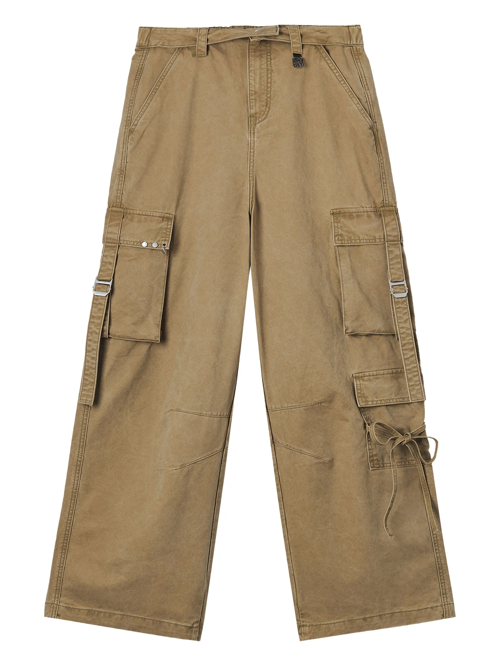 Брюки карго с нашивкой-логотипом Musium Div., бежевый
Брюки карго с нашивкой-логотипом Musium Div., бежевый