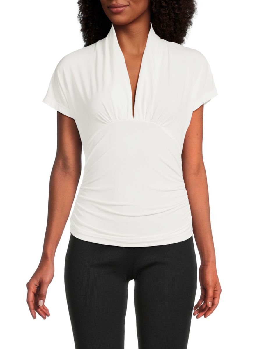 Топ с рюшами Renee C., слоновая кость
Топ с рюшами Renee C., слоновая кость