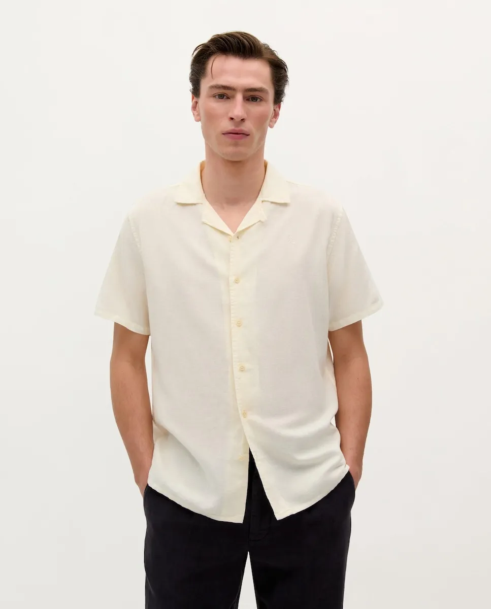 Мужская рубашка классического кроя с коротким рукавом Scalpers, бежевый/белый
Мужская рубашка классического кроя с коротким рукавом Scalpers, бежевый/белый