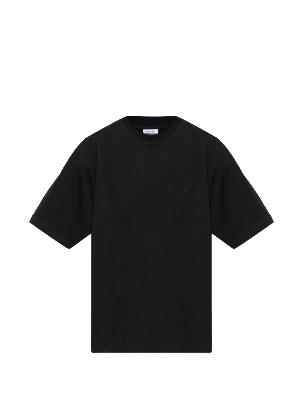 Футболка с вышитым логотипом Vetements, черный
Футболка с вышитым логотипом Vetements, черный