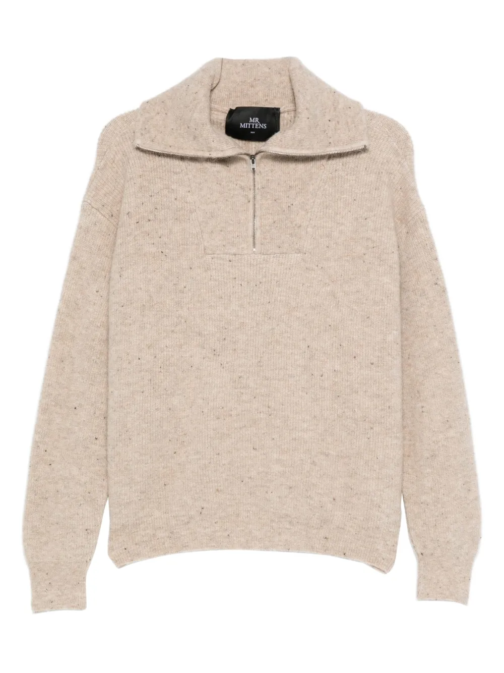 Свитер с воротником на молнии Mr. Mittens, нейтральный
Свитер с воротником на молнии Mr. Mittens, нейтральный