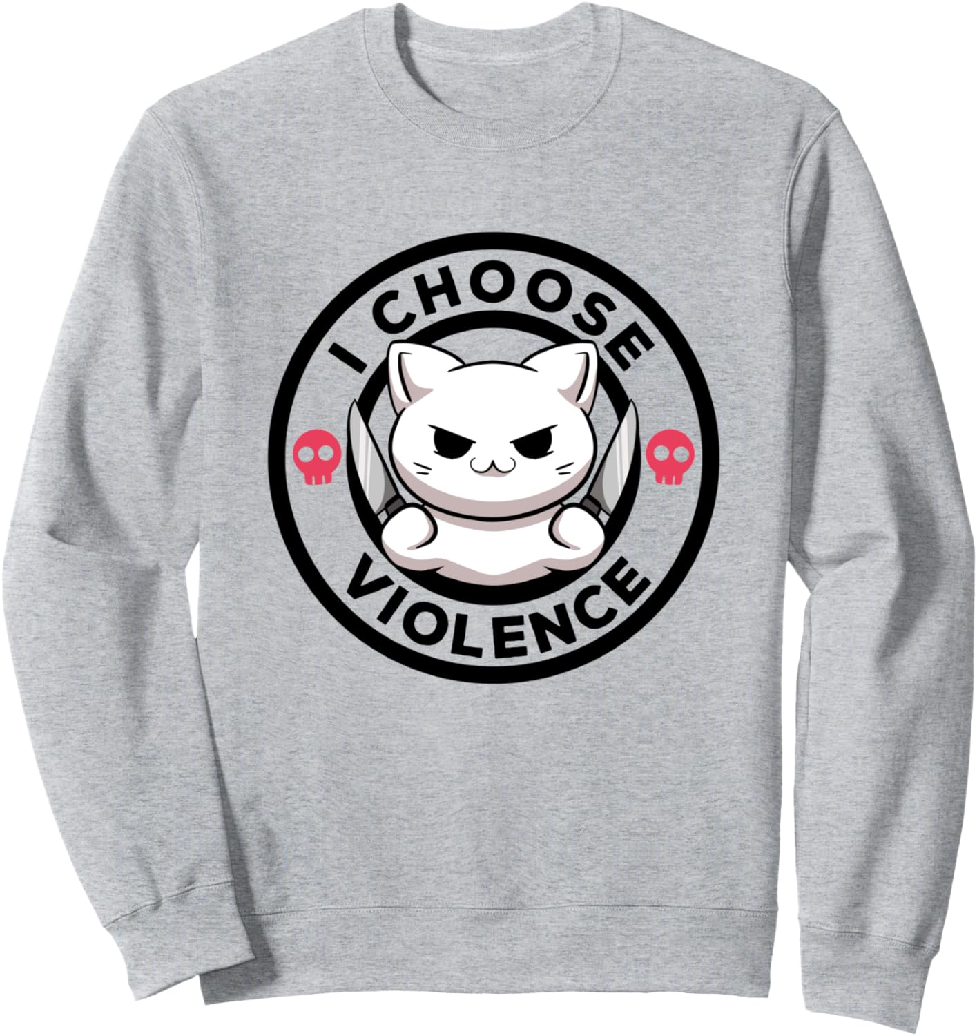 Сегодня я выбираю насилие. Забавная толстовка с котом, полная иронии и сарказма Choose Violence Today Anime Cat Sarcastic Kitty, серый
Сегодня я выбираю насилие. Забавная толстовка с котом, полная иронии и сарказма Choose Violence Today Anime Cat Sarcastic Kitty, серый