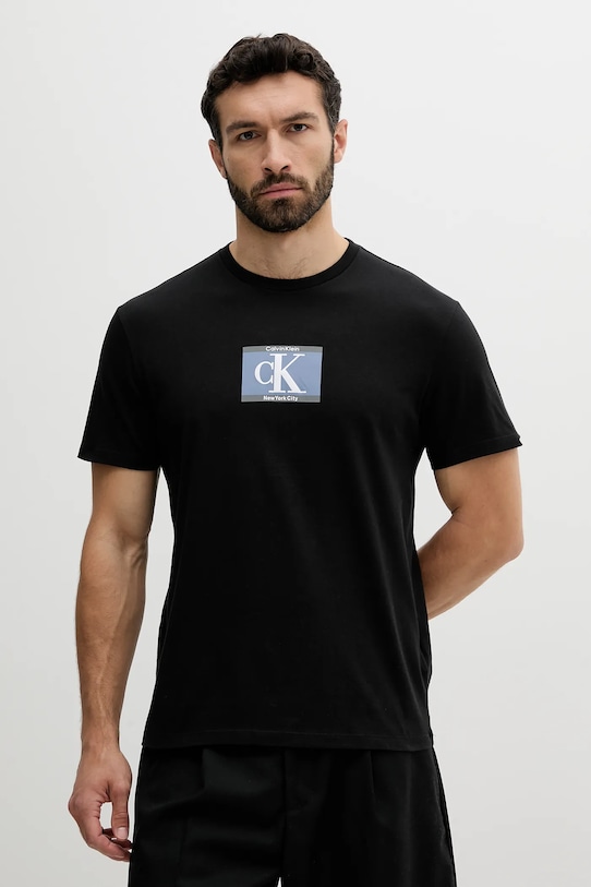 Хлопковая футболка Calvin Klein, черный
Хлопковая футболка Calvin Klein, черный