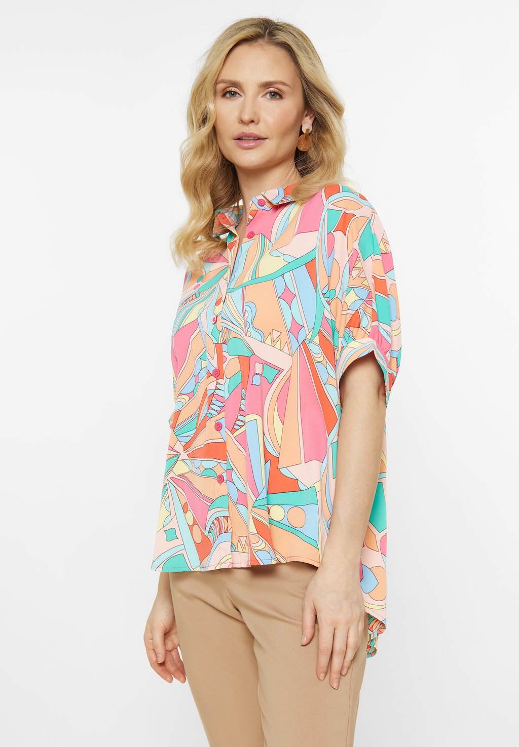 Блузка на пуговицах usha, мультиколор
Блузка на пуговицах usha, мультиколор