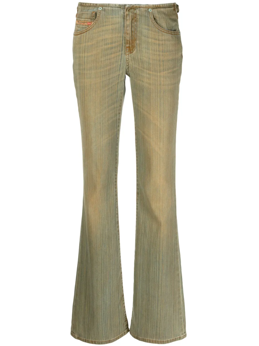 Расклешенные джинсы с логотипом DIESEL, коричневый
Расклешенные джинсы с логотипом DIESEL, коричневый