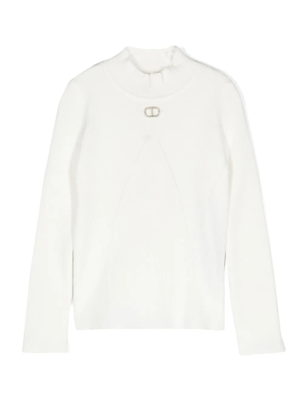 Футболка в рубчик с логотипом TWINSET Kids, белый
Футболка в рубчик с логотипом TWINSET Kids, белый