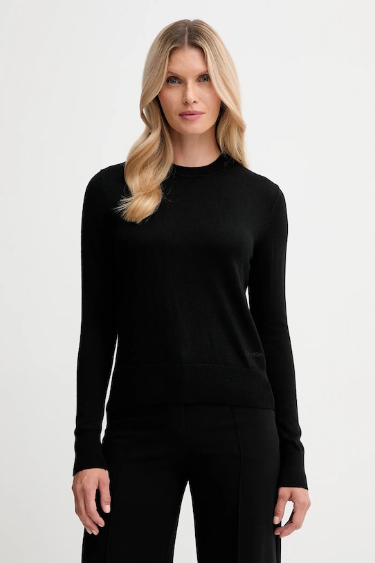 Свитер из смесовой шерсти Calvin Klein, черный
Свитер из смесовой шерсти Calvin Klein, черный
