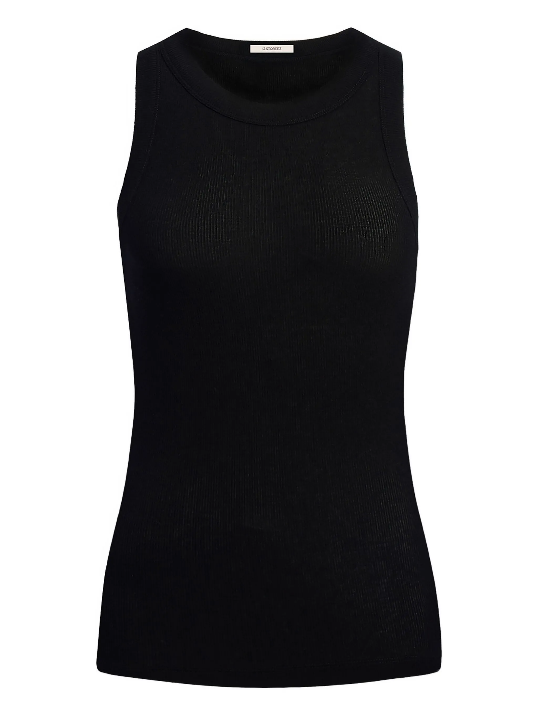 Топ в рубчик 12 Storeez, черный
Топ в рубчик 12 Storeez, черный