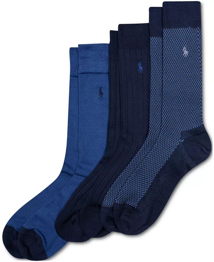 Мужские носки Birdseye Supersoft Dress Socks, 3 шт. в упаковке Polo Ralph Lauren, синий
Мужские носки Birdseye Supersoft Dress Socks, 3 шт. в упаковке Polo Ralph Lauren, синий