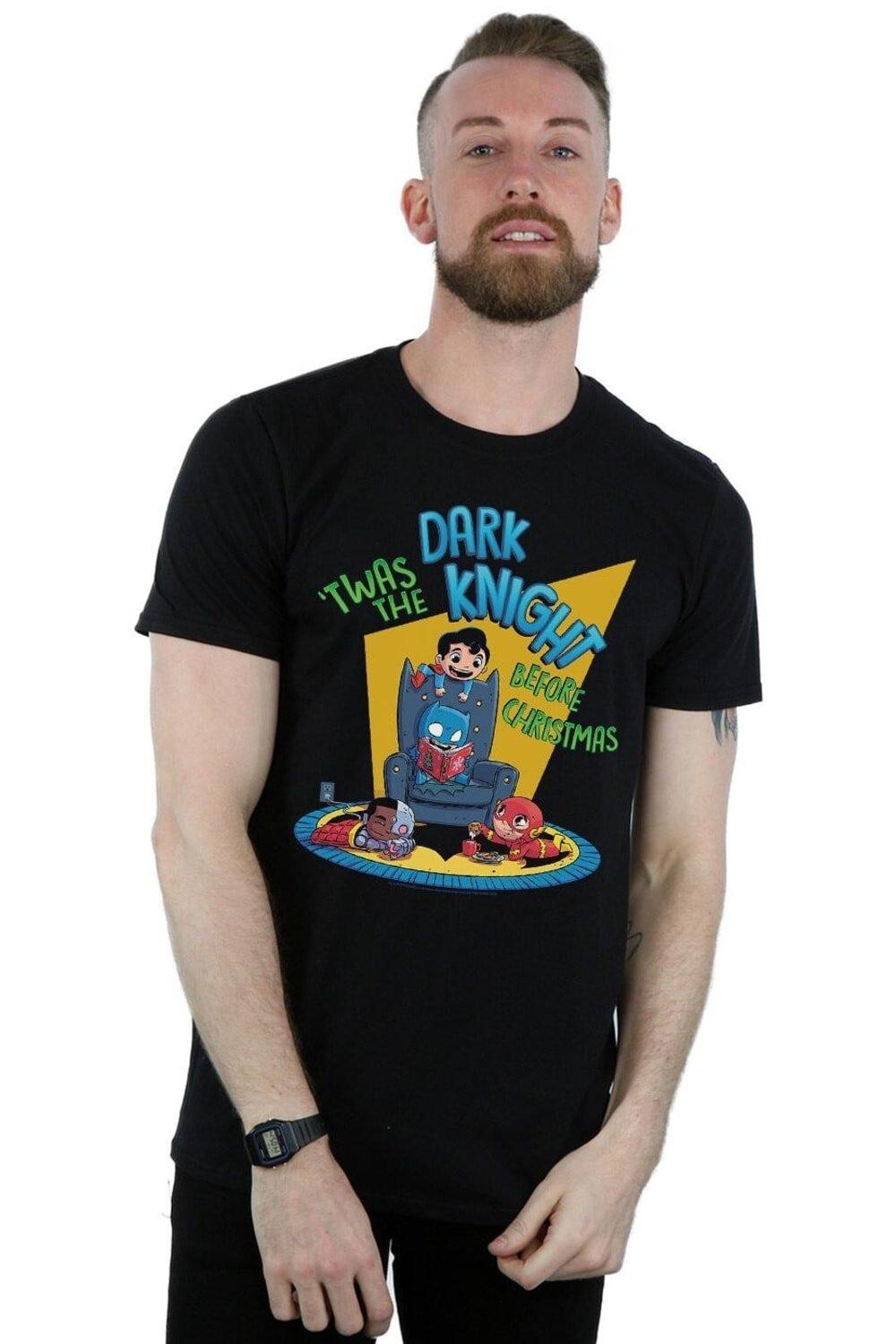 Футболка «Темный рыцарь перед Рождеством» Super Friends DC Comics, черный 
Футболка «Темный рыцарь перед Рождеством» Super Friends DC Comics, черный