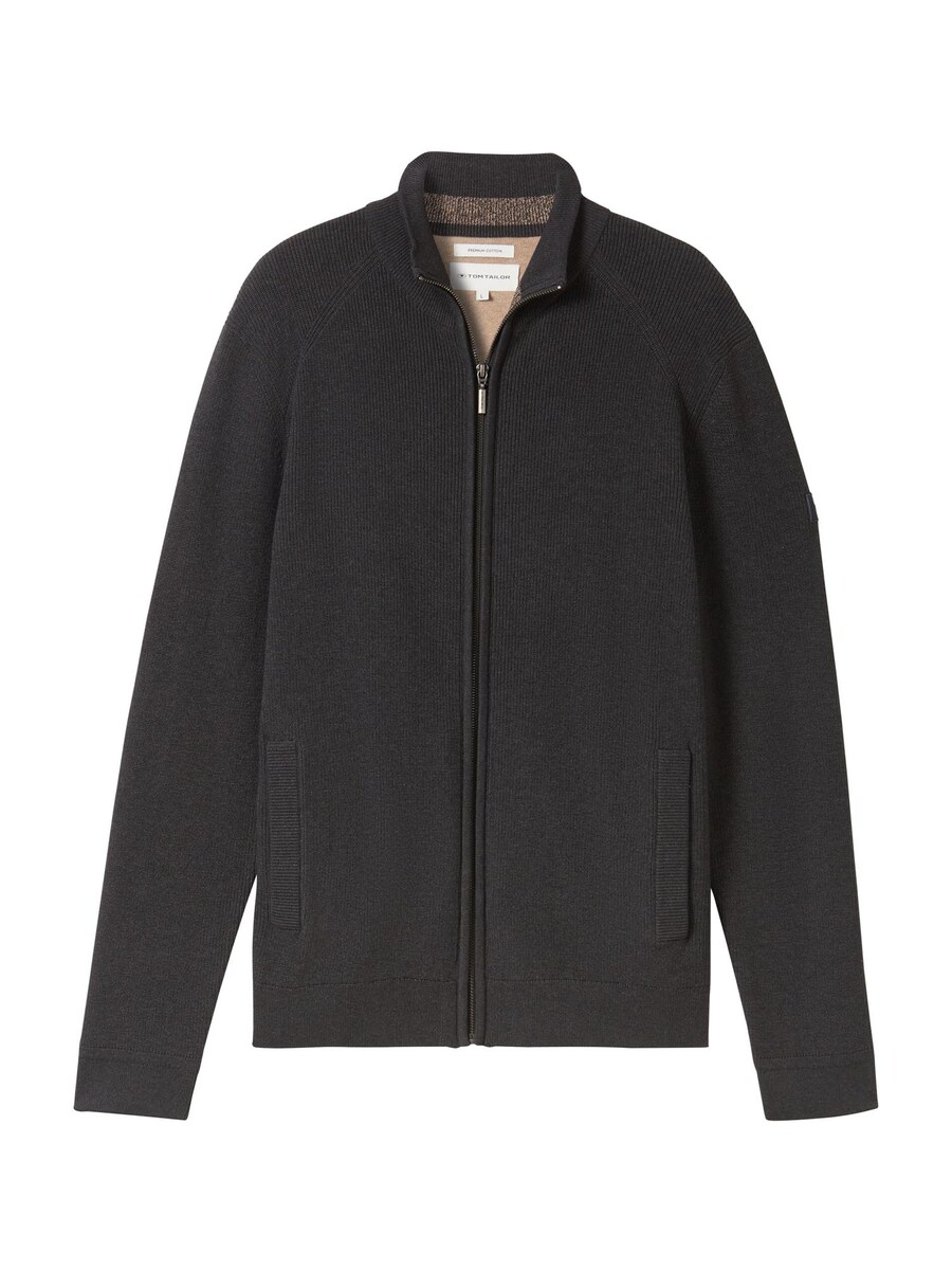 Вязаный кардиган TOM TAILOR, антрацит
Вязаный кардиган TOM TAILOR, антрацит