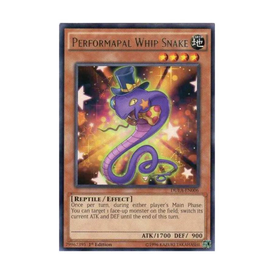 CCG Перформапалская змея-хлыст (редкая), Yu-Gi-Oh - Duelist Alliance - Singles 
CCG Перформапалская змея-хлыст (редкая), Yu-Gi-Oh - Duelist Alliance - Singles