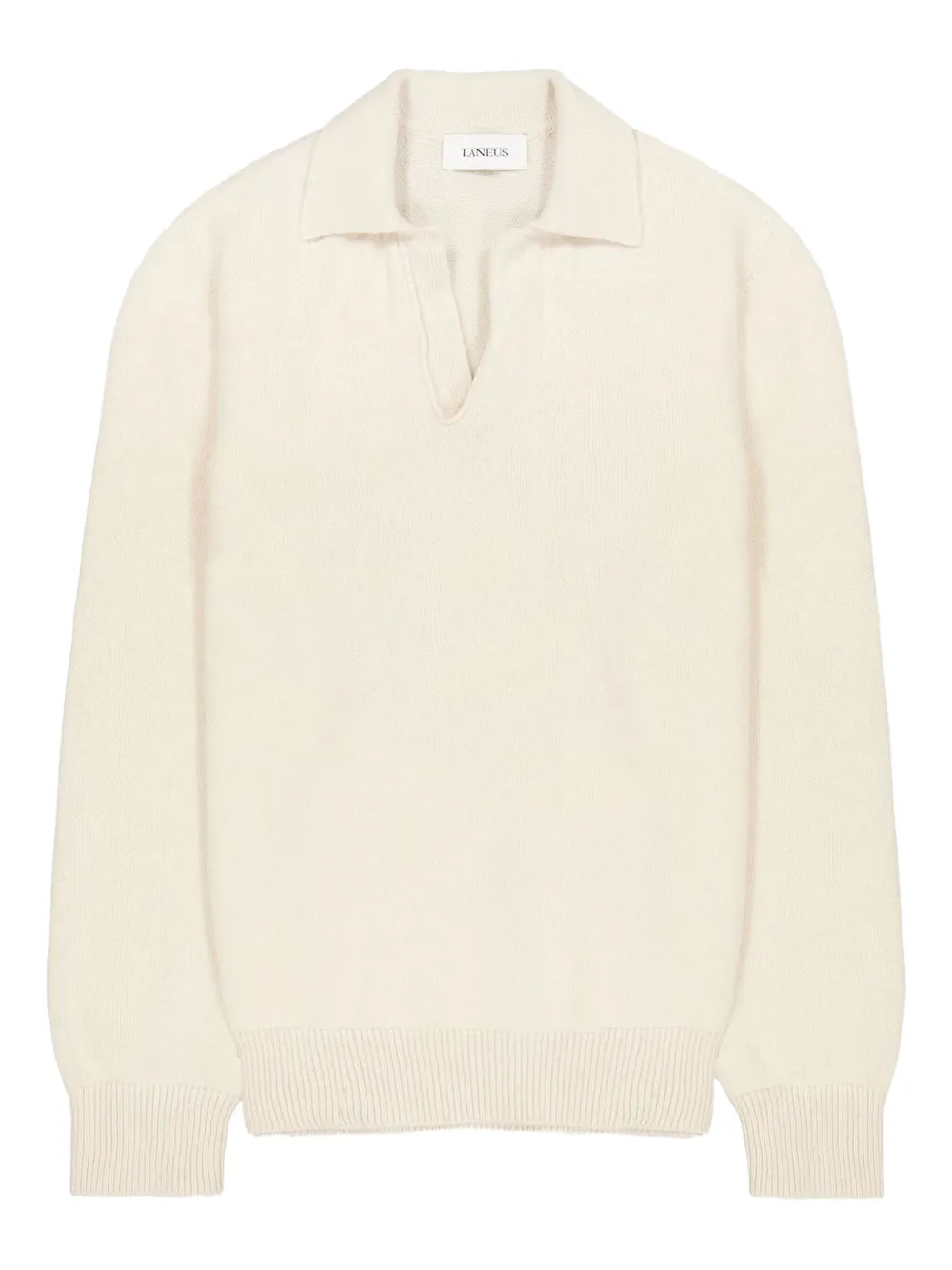 Свитер с ребристым воротником Laneus, кремовый
Свитер с ребристым воротником Laneus, кремовый