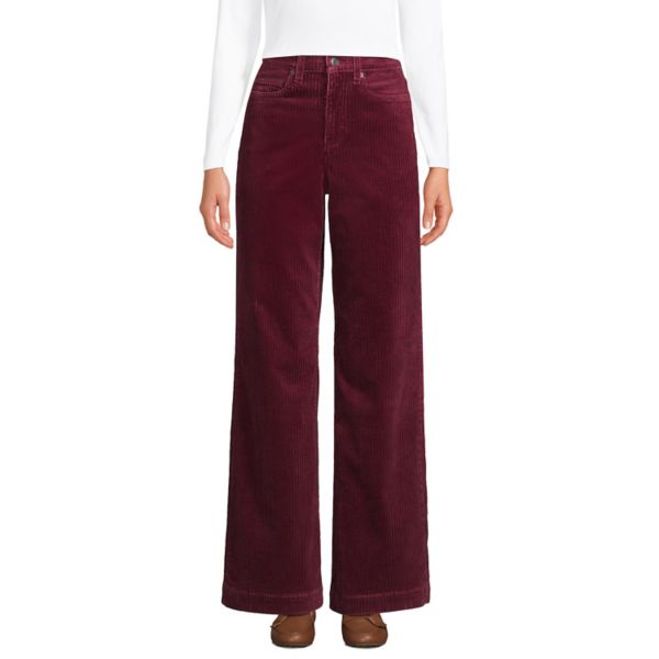 Женские вельветовые брюки с высокой посадкой и широкими штанинами Lands' End, цвет rich burgundy
Женские вельветовые брюки с высокой посадкой и широкими штанинами Lands' End, цвет rich burgundy