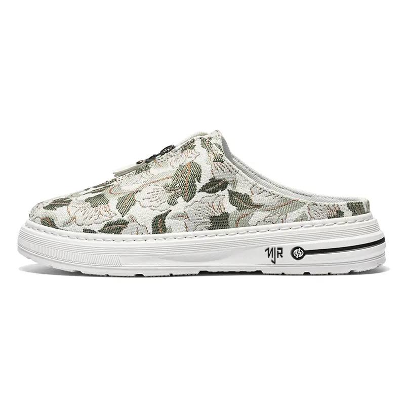 NANJIREN Закрытые тапочки мужские бело-зеленые, цвет White Green
NANJIREN Закрытые тапочки мужские бело-зеленые, цвет White Green