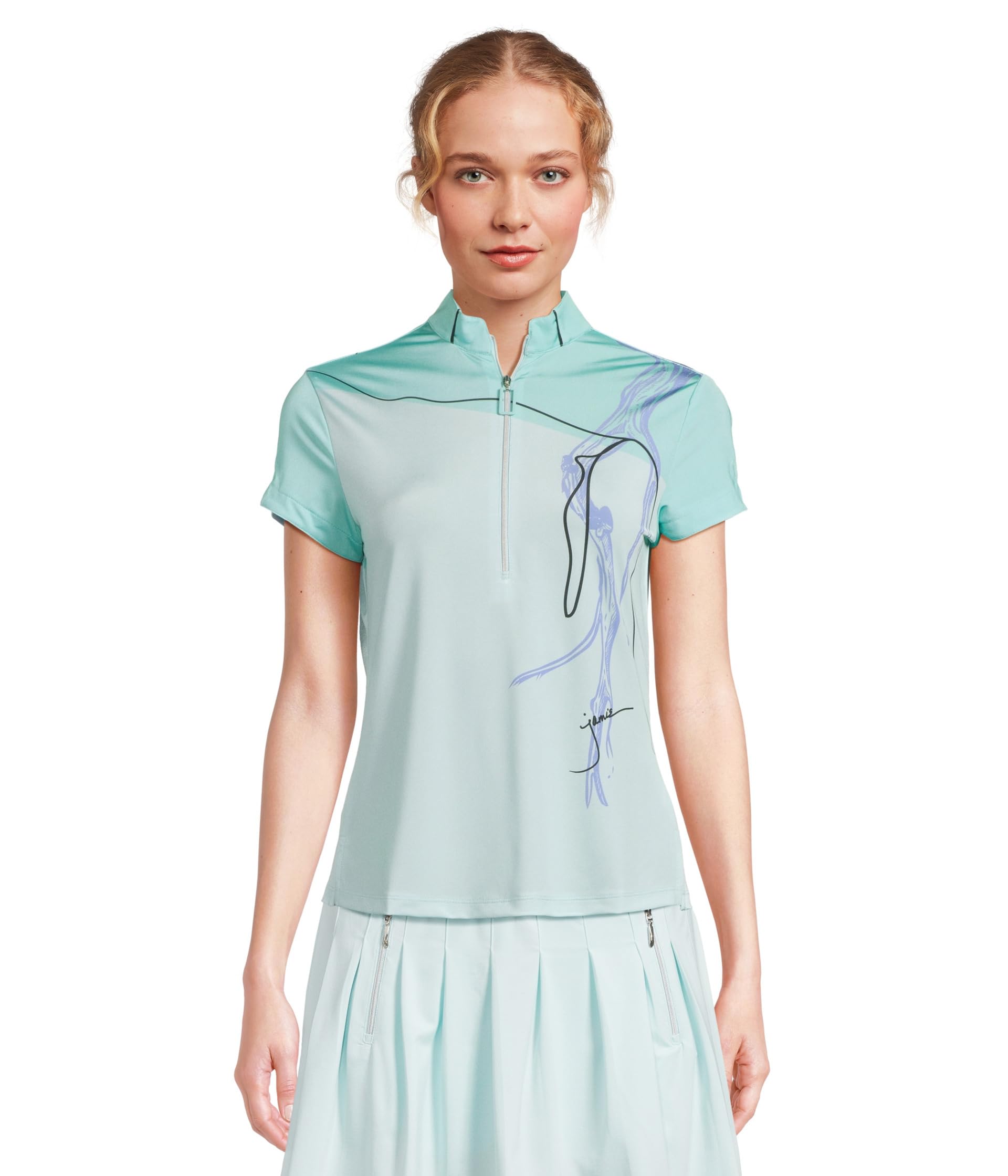 Топ Jamie Sadock Strike Print Short, цвет Baby 
Топ Jamie Sadock Strike Print Short, цвет Baby