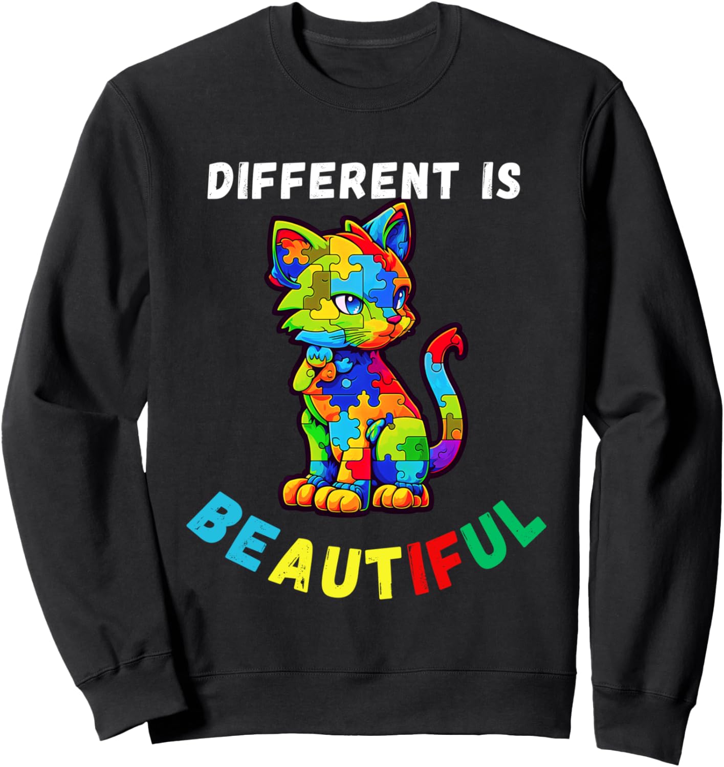 Яркая толстовка с изображением кошки в поддержку осведомленности об аутизме Costume Celebration Autism Day, черный
Яркая толстовка с изображением кошки в поддержку осведомленности об аутизме Costume Celebration Autism Day, черный