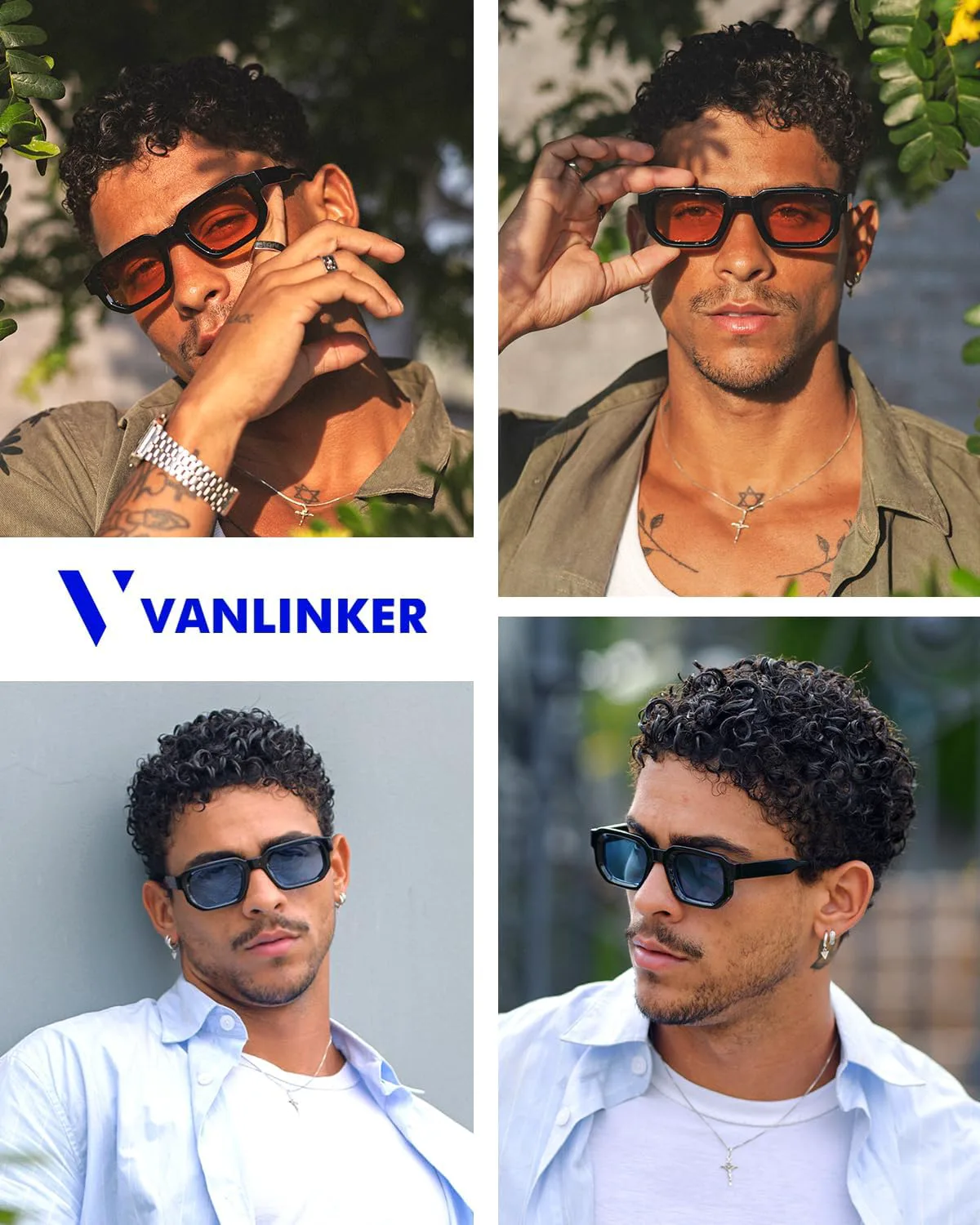 Солнцезащитные очки VANLINKER Retro Small Chunky Rectangle для мужчин и женщин, винтажные, модные, квадратные, толстые, модель VL9823, C003-black+orange+brown
Солнцезащитные очки VANLINKER Retro Small Chunky Rectangle для мужчин и женщин, винтажные, модные, квадратные, толстые, модель VL9823, C003-black+orange+brown