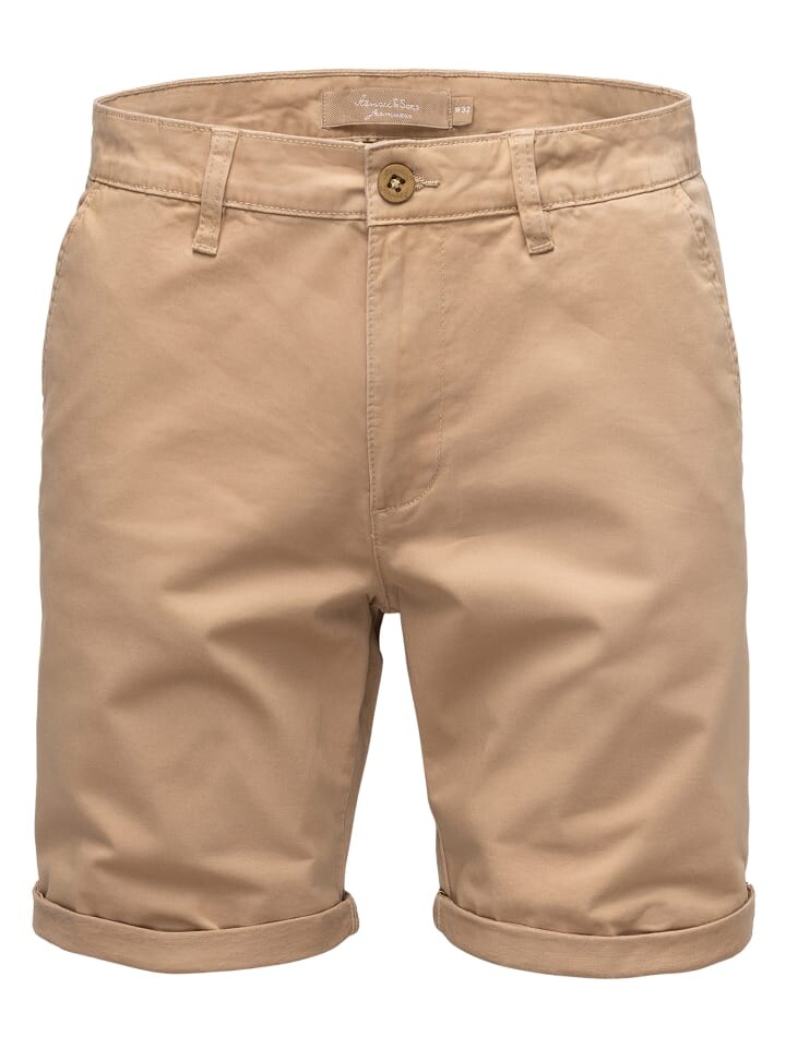 Тканевые шорты Amaci&Sons, бежевый 
Тканевые шорты Amaci&Sons, бежевый