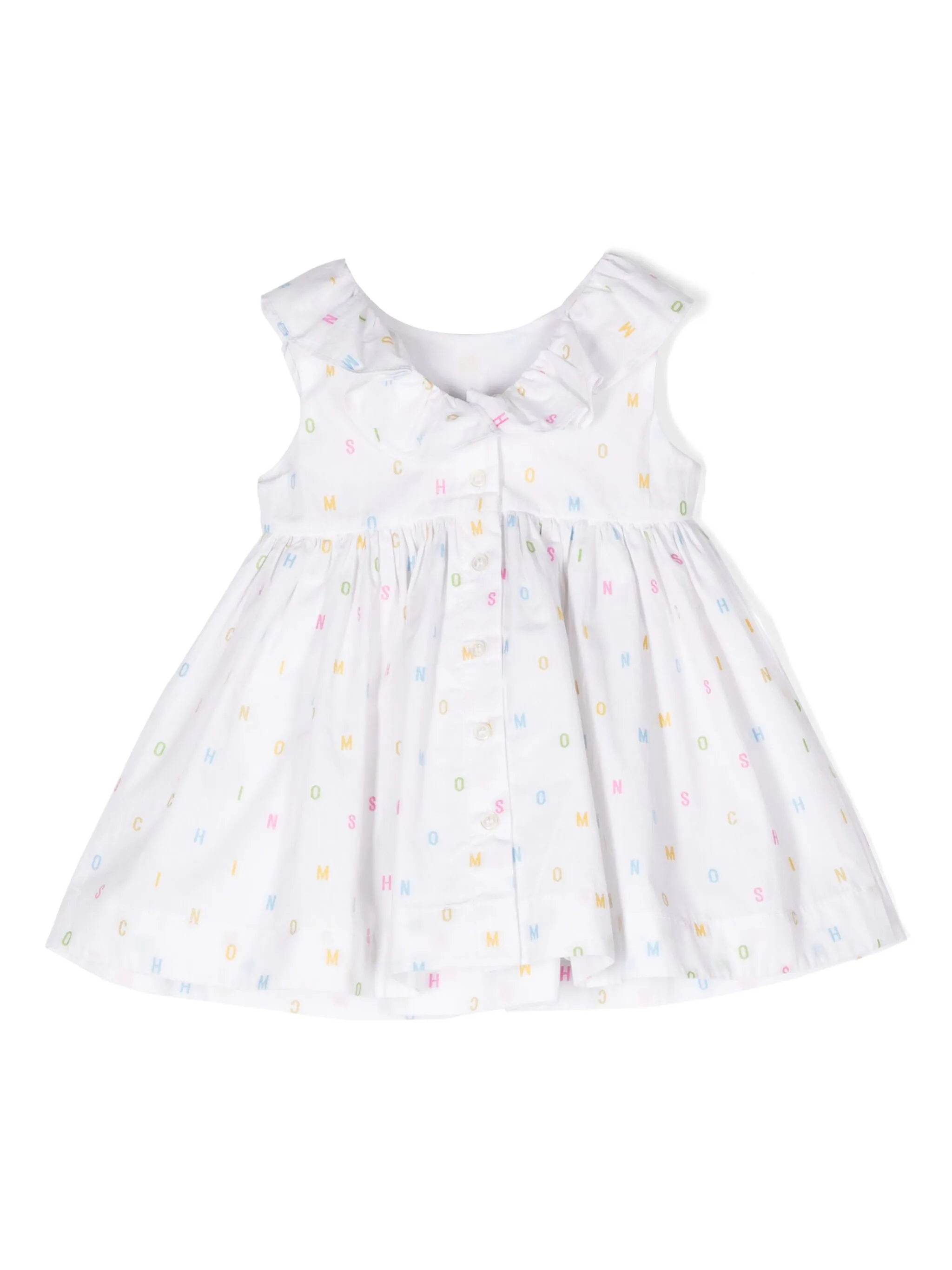 Платье с логотипом Moschino Kids, белый
Платье с логотипом Moschino Kids, белый