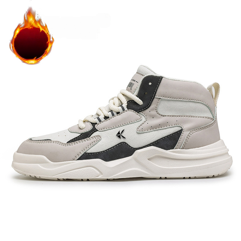 ZAMST Дышащие мид-топ скейтборд кроссовки мужские бежево-серые на флисовой подкладке, цвет Beige Gray Fleece-Lined
ZAMST Дышащие мид-топ скейтборд кроссовки мужские бежево-серые на флисовой подкладке, цвет Beige Gray Fleece-Lined