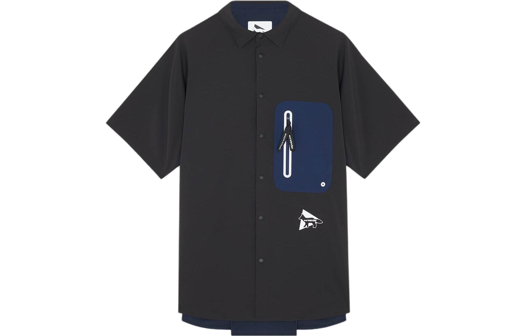 Рубашка для хайкинга And Wander Maison Kitsune, синий
Рубашка для хайкинга And Wander Maison Kitsune, синий