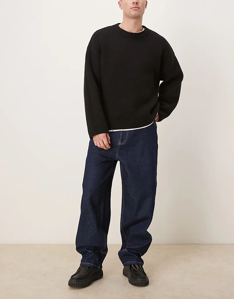 Широкие джинсы-скейтер с контрастной строчкой, после полоскания ASOS DESIGN
Широкие джинсы-скейтер с контрастной строчкой, после полоскания ASOS DESIGN